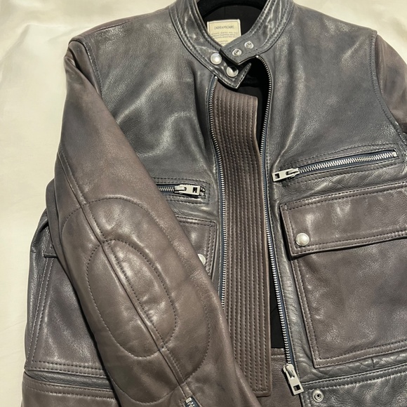Zadig & Voltaire Grey Leather Jacket - XS - Sheep's Leather - Picture 8 of 10